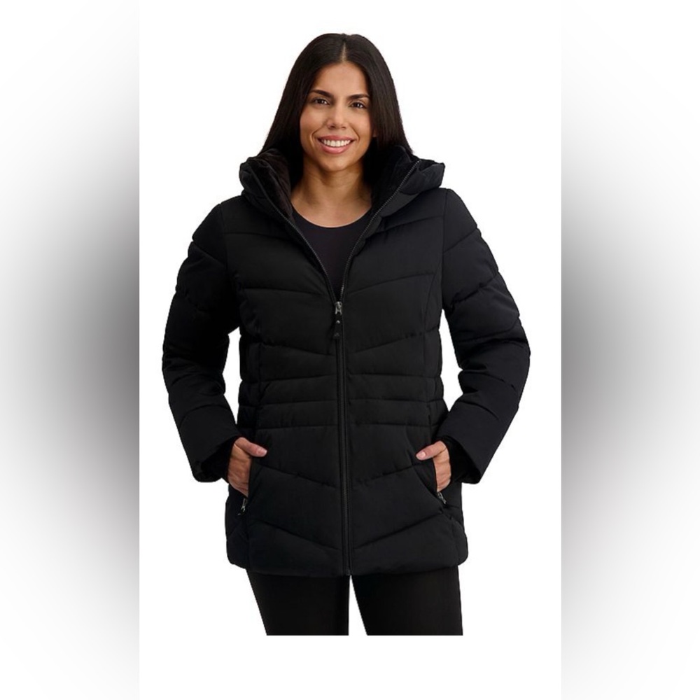 Women's Zero Xposure Down-filled Ski coat with hidden hood